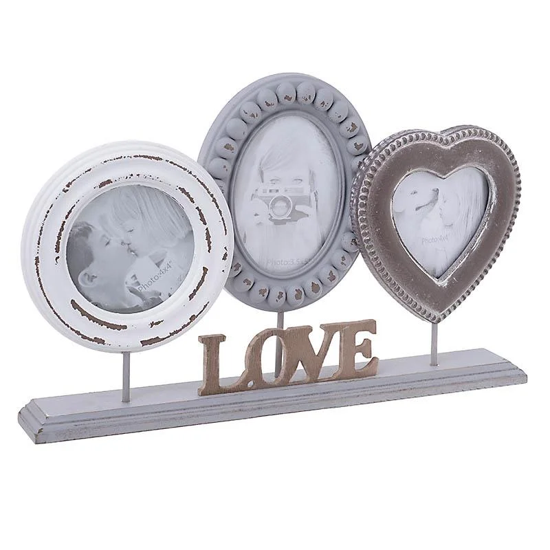 €30 WOODEN FRAME LOVE W/3 SECTIONS 39Χ5Χ28
