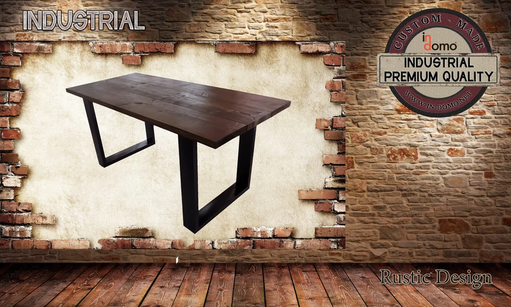 CUSTOM-MADE Industrial DINING table PERSONALIZED BY YOUR CHOICE OF PAINTS AND DIMENSIONS. 180x82x79 (TO ORDER AT €490)