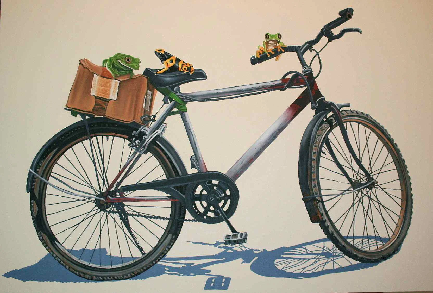 Frogs on a Bike