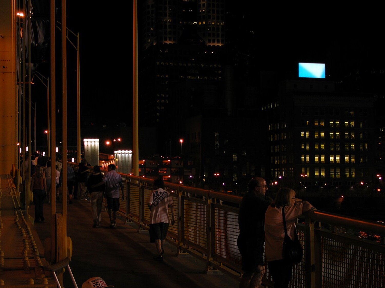  Billboard
the Skyline, Pittsburgh, 2001
© photo by AJ Weissbard 