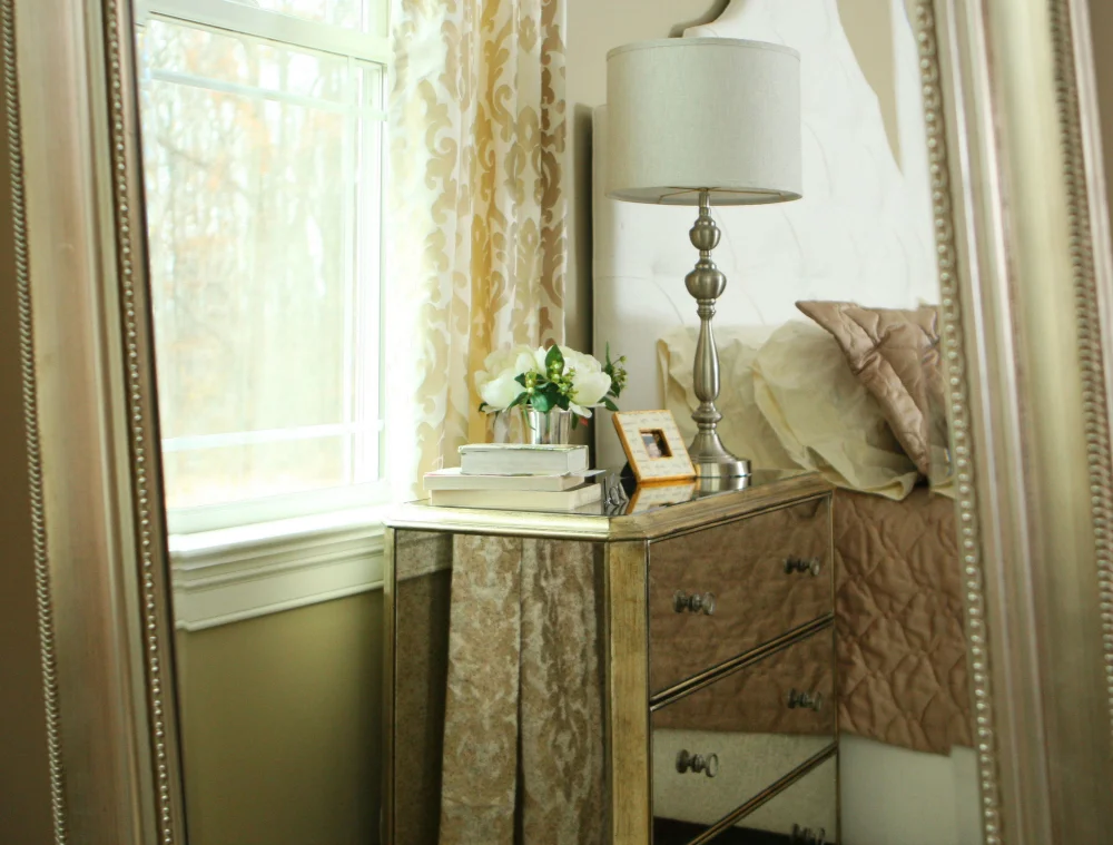 mirror bedside table bedroom decor.jpg