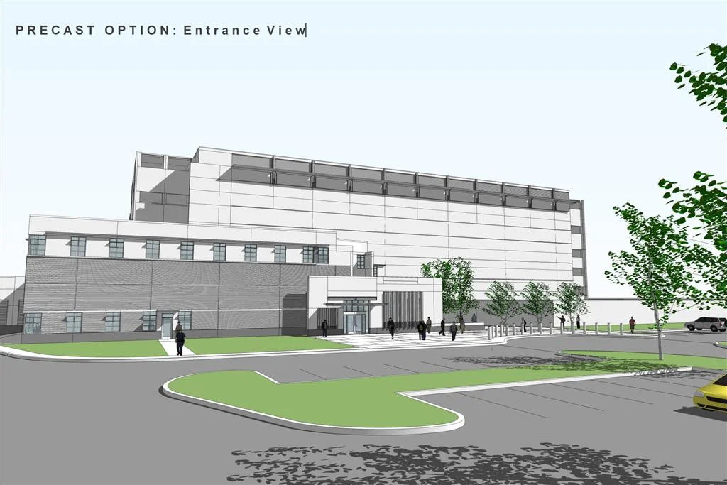 City of Richmond Jail {designed and modeled as Senior Associate: Moseley Architects