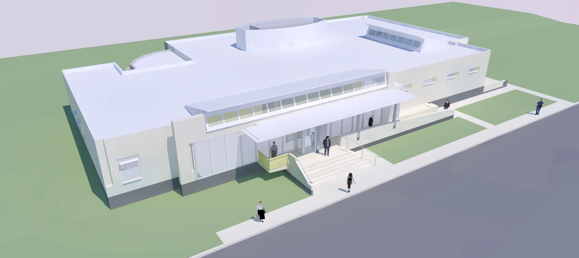 Henrico Clinic {designed and modeled as Senior Associate: Moseley Architects