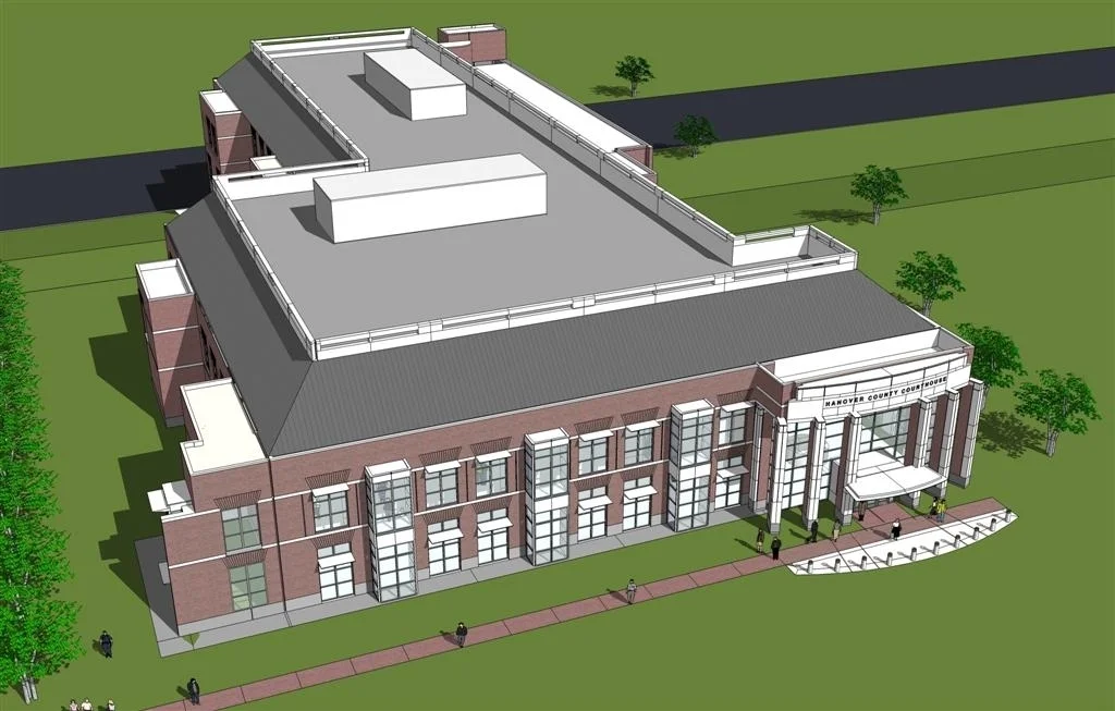 Hanover Courts Building {designed and modeled as Senior Associate: Moseley Associates