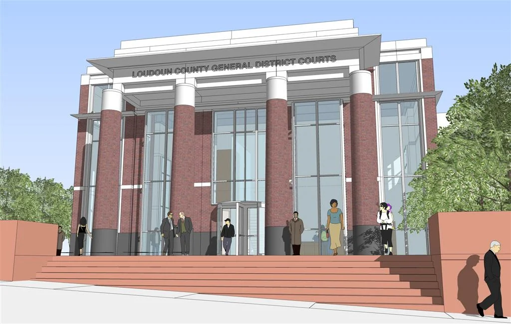 Loudon County Courts Study {designed and modeled as Senior Associate: Moseley Architects