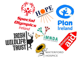 For a full list of charities & their keywords, click here !