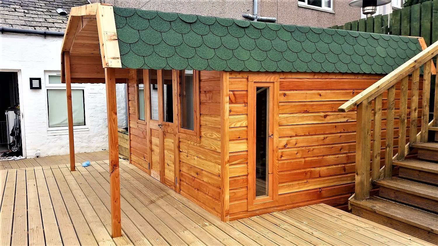 Sheds / Garages, Conservatories, Cabins, Camping & Glamping Pods