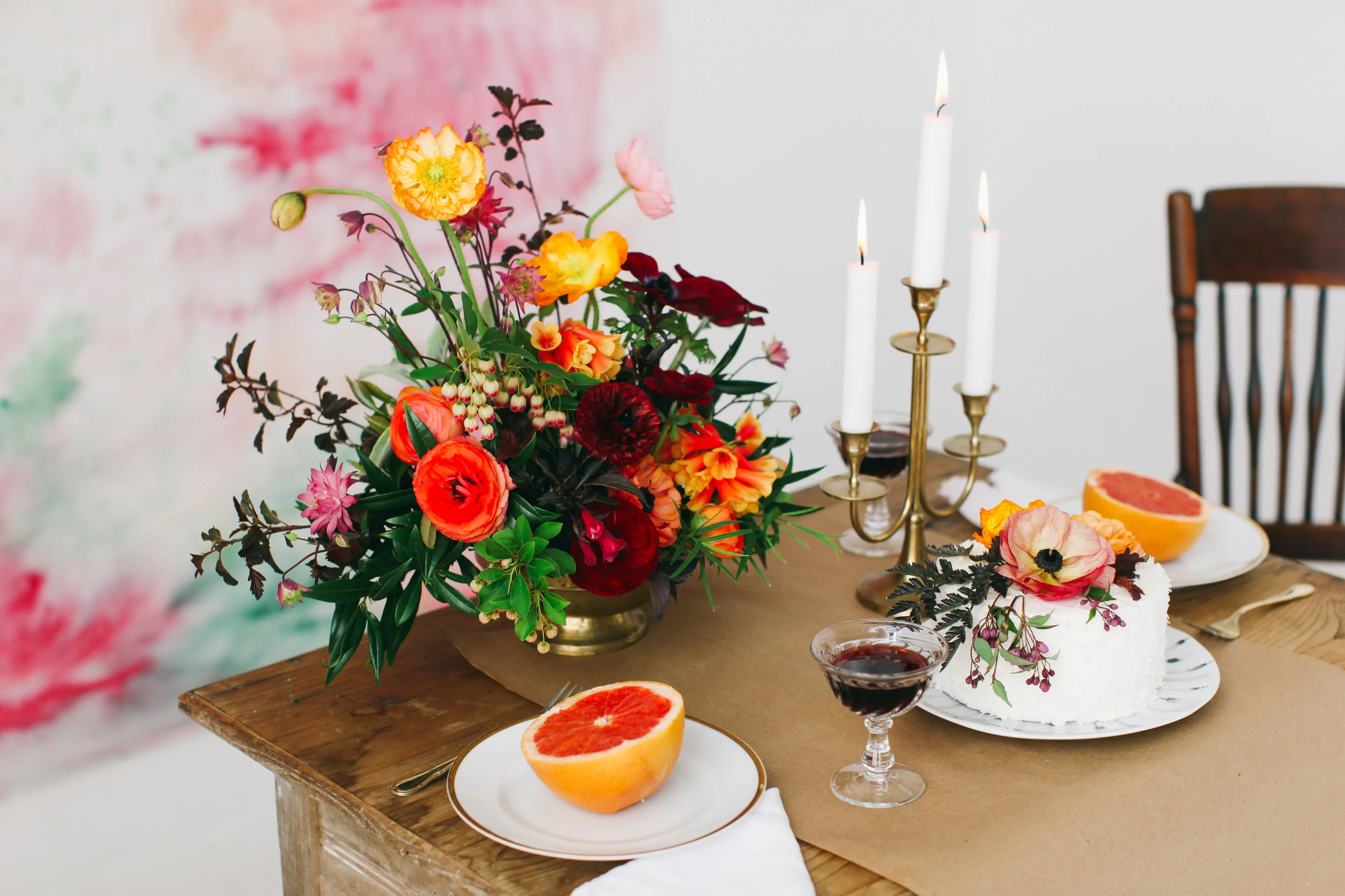 Kailla Platt Flowers Frida Kahlo Editorial
