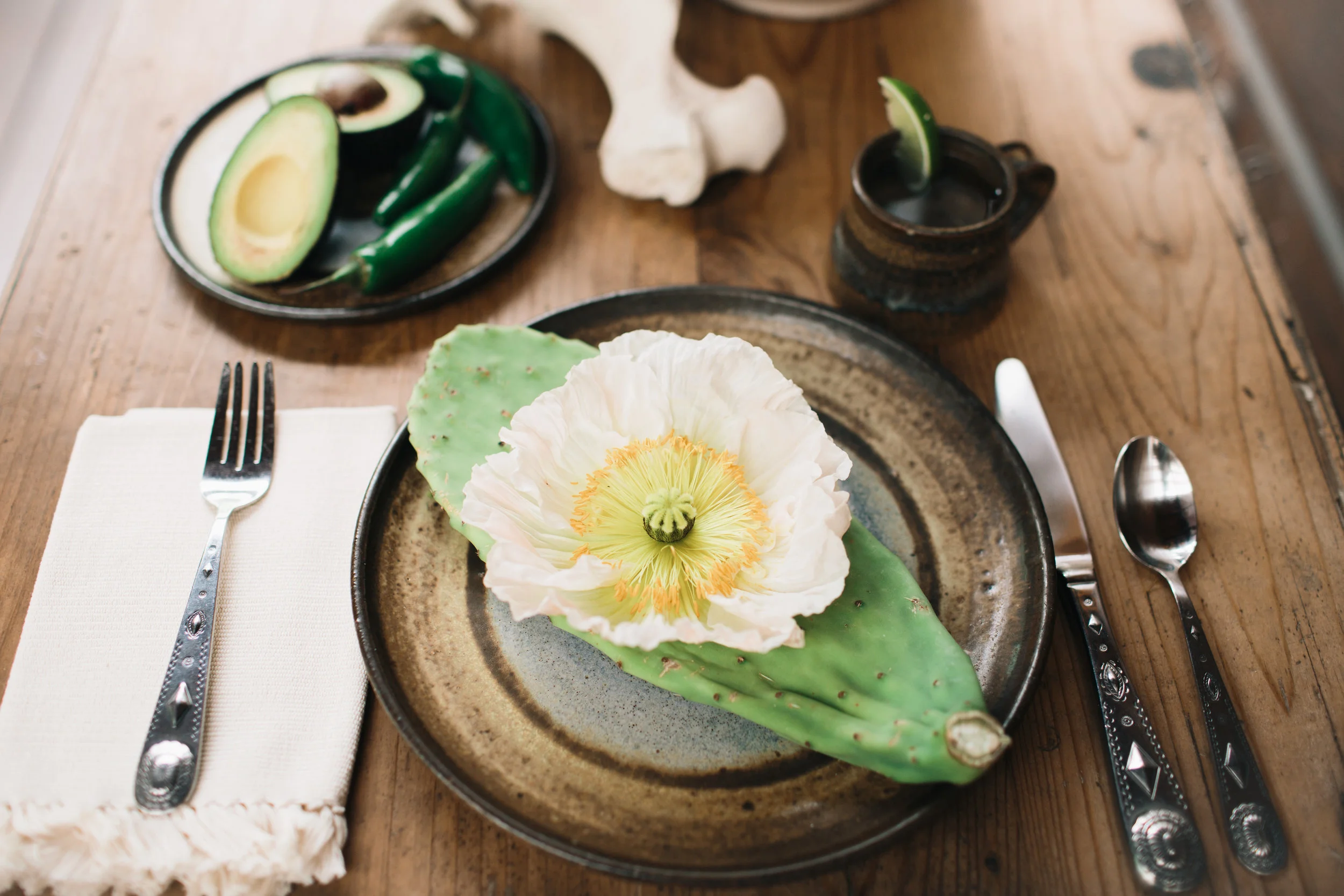 Kailla Platt Flowers Georgia O'Keeffe In June Editorial Tabletop