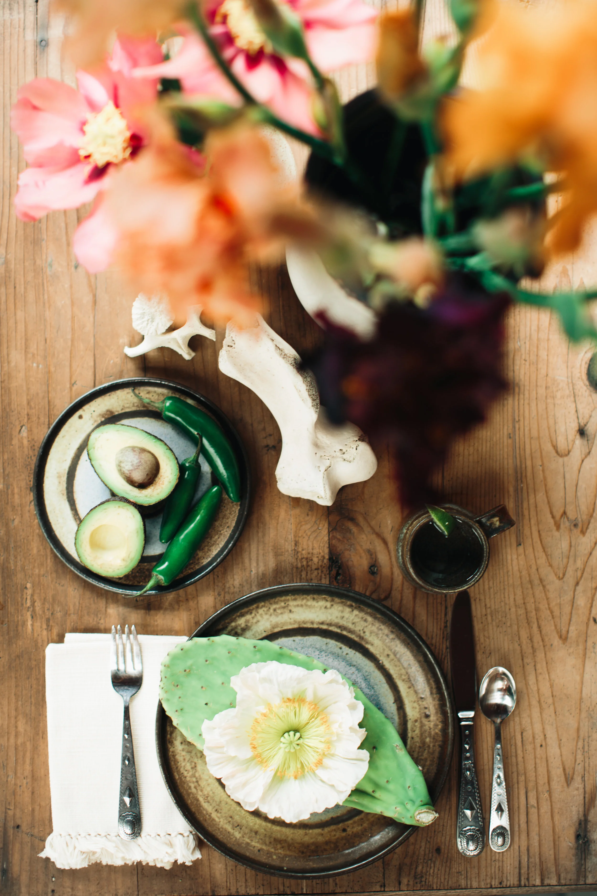 Kailla Platt Flowers Georgia O'Keeffe In June Editorial Tabletop