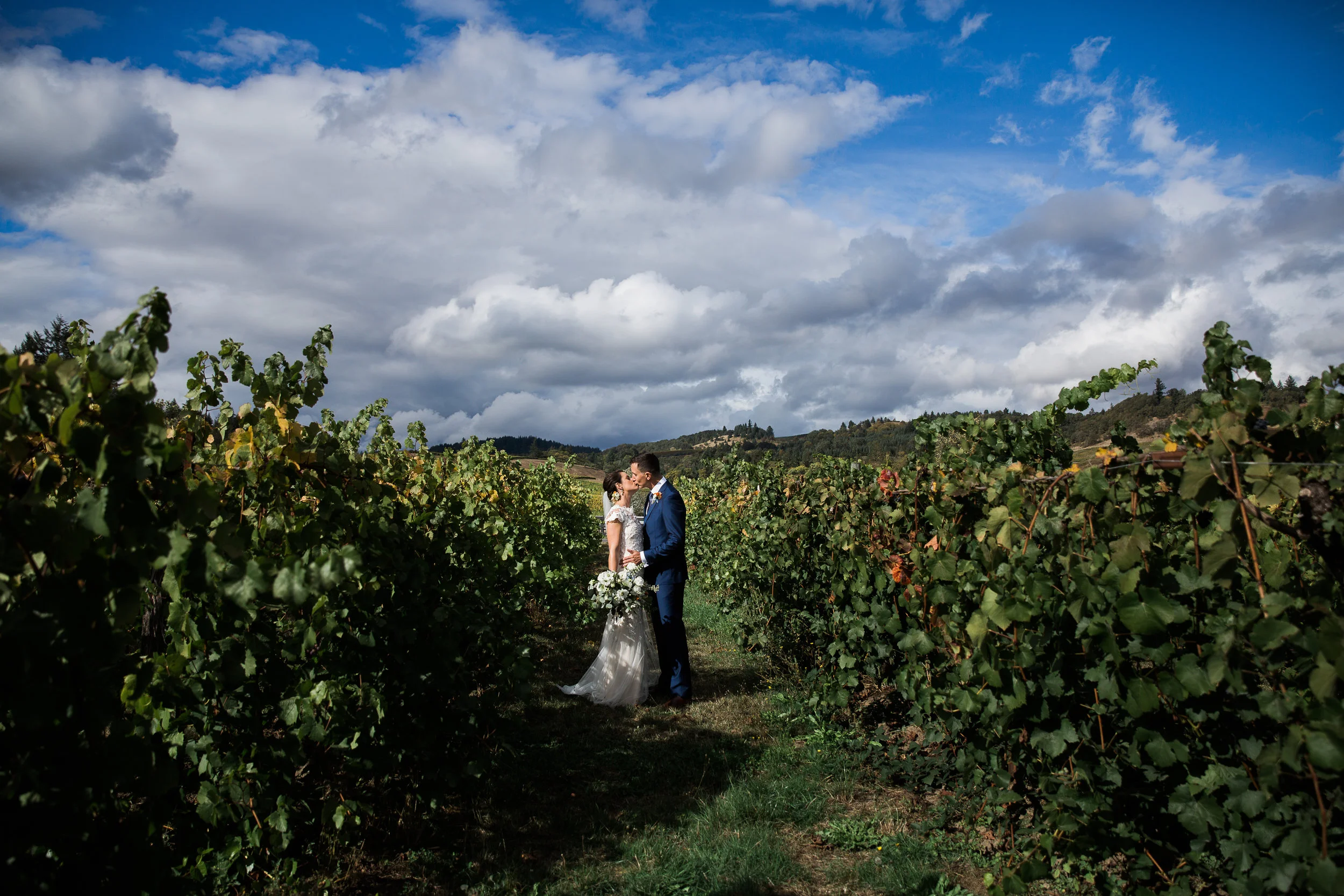 Kailla Platt Flowers Vineyard Wedding