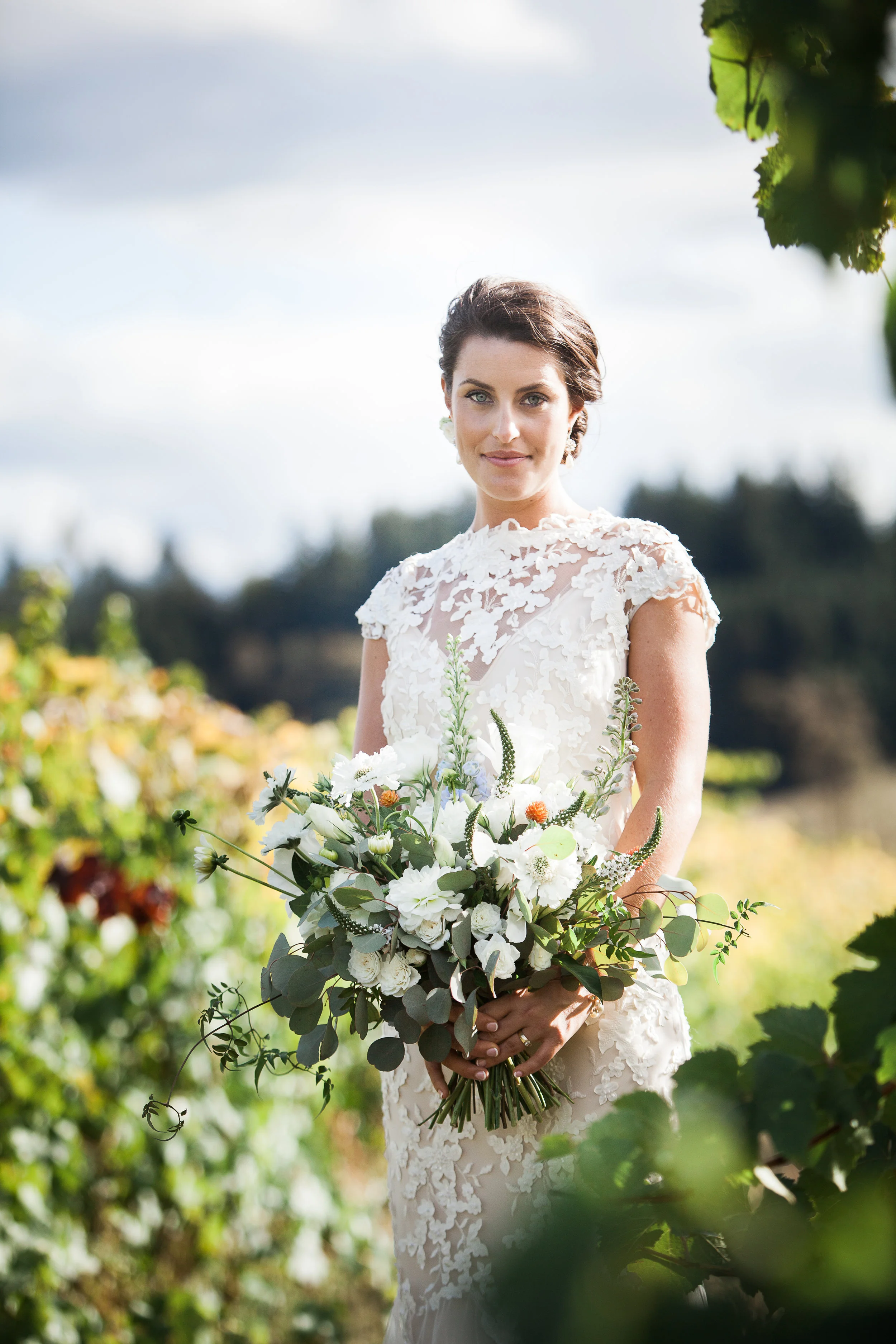 Kailla Platt Flowers Vineyard Wedding