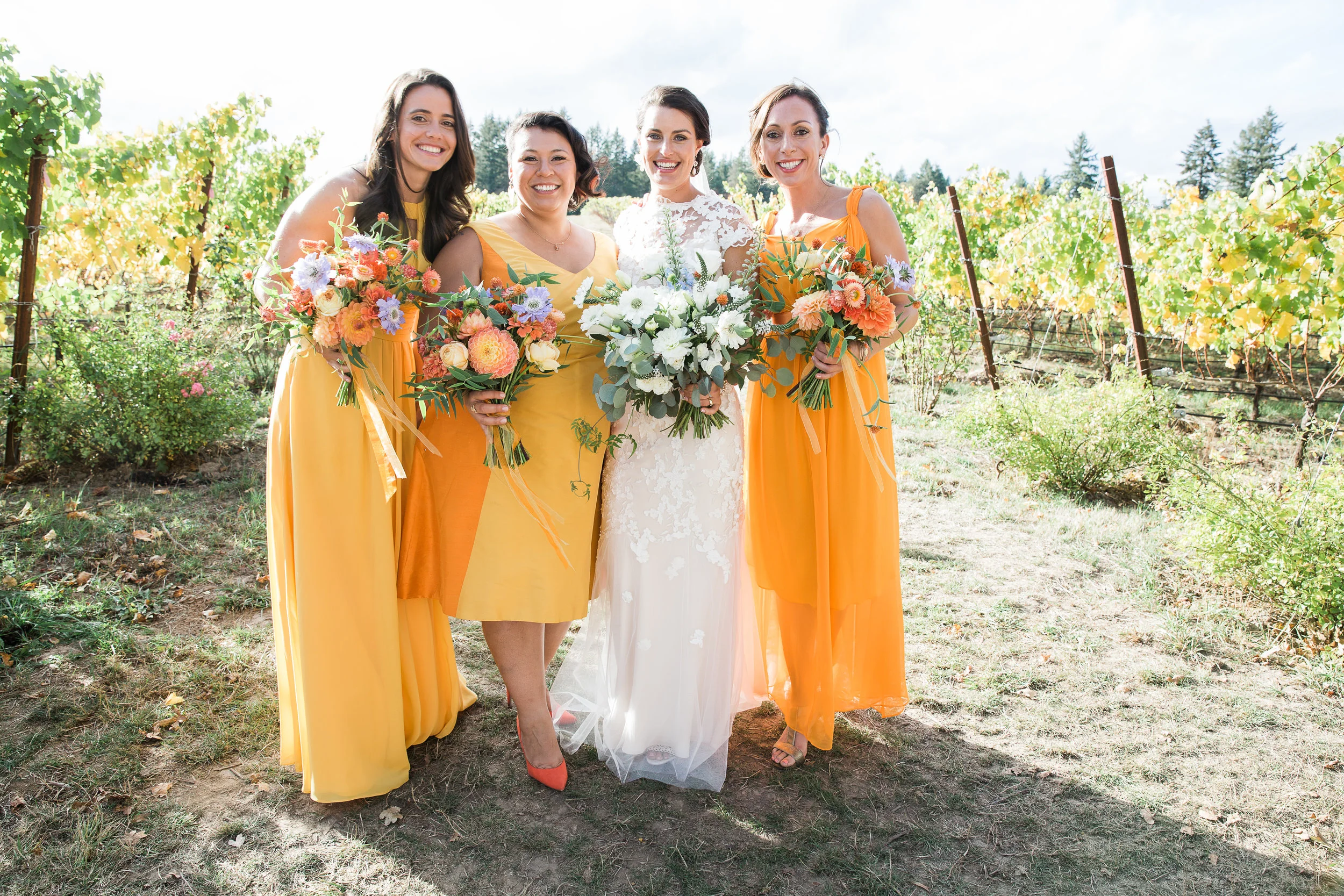 Kailla Platt Flowers Vineyard Wedding