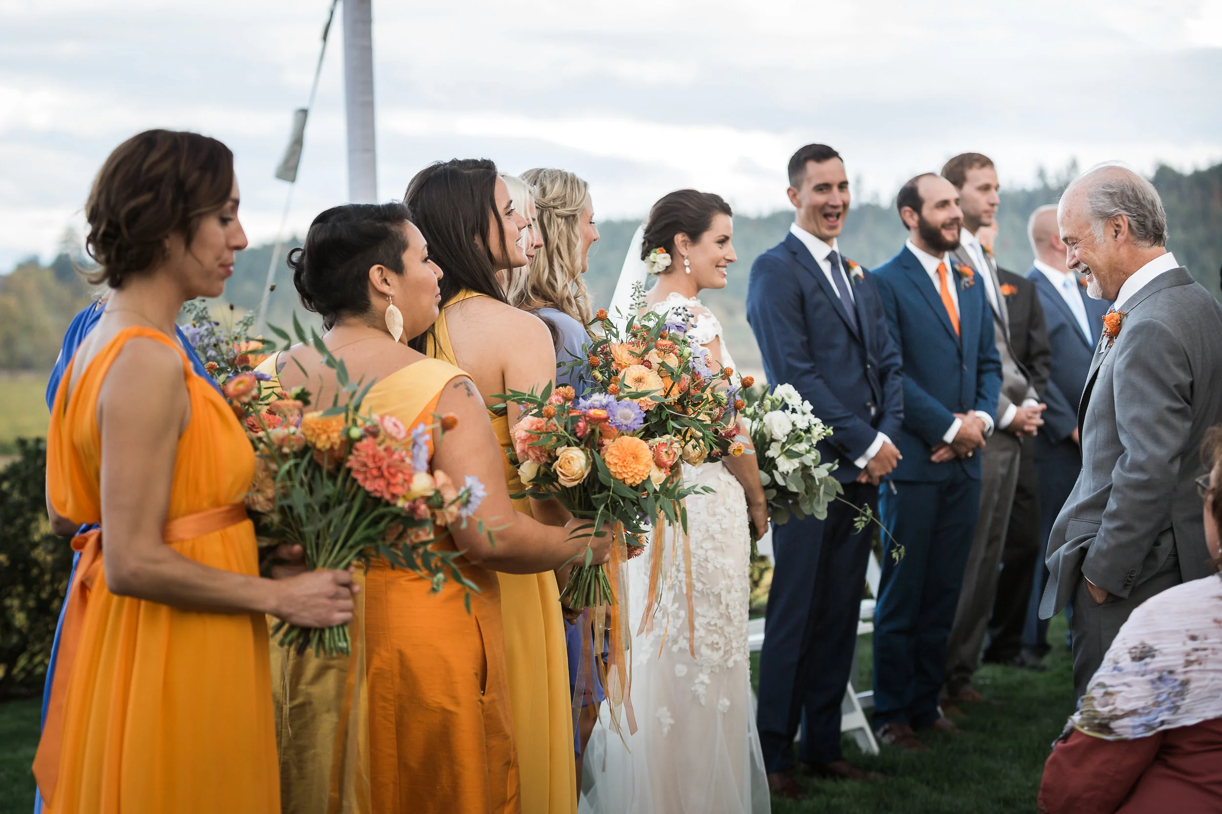 Kailla Platt Flowers Vineyard Wedding