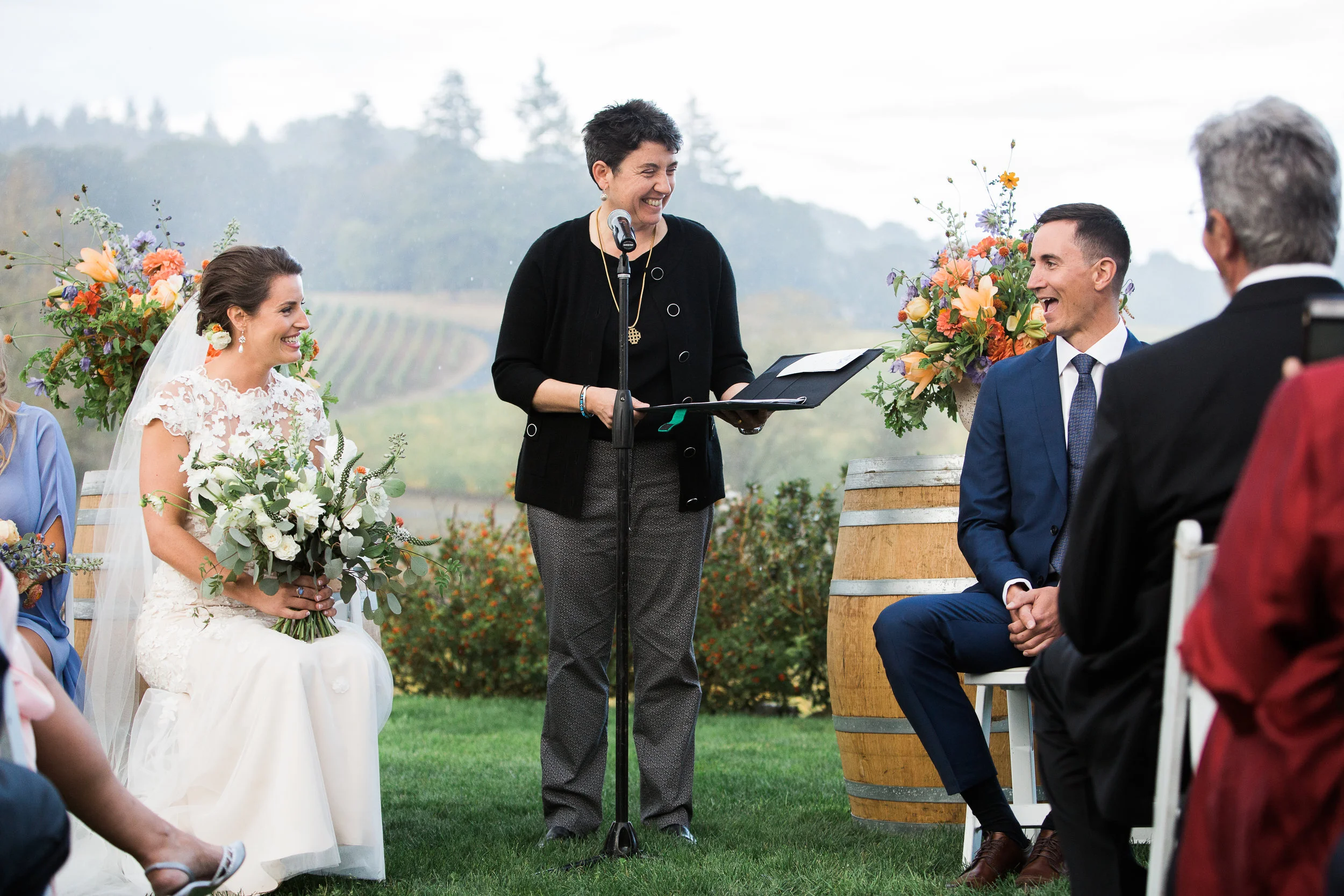 Kailla Platt Flowers Vineyard Wedding