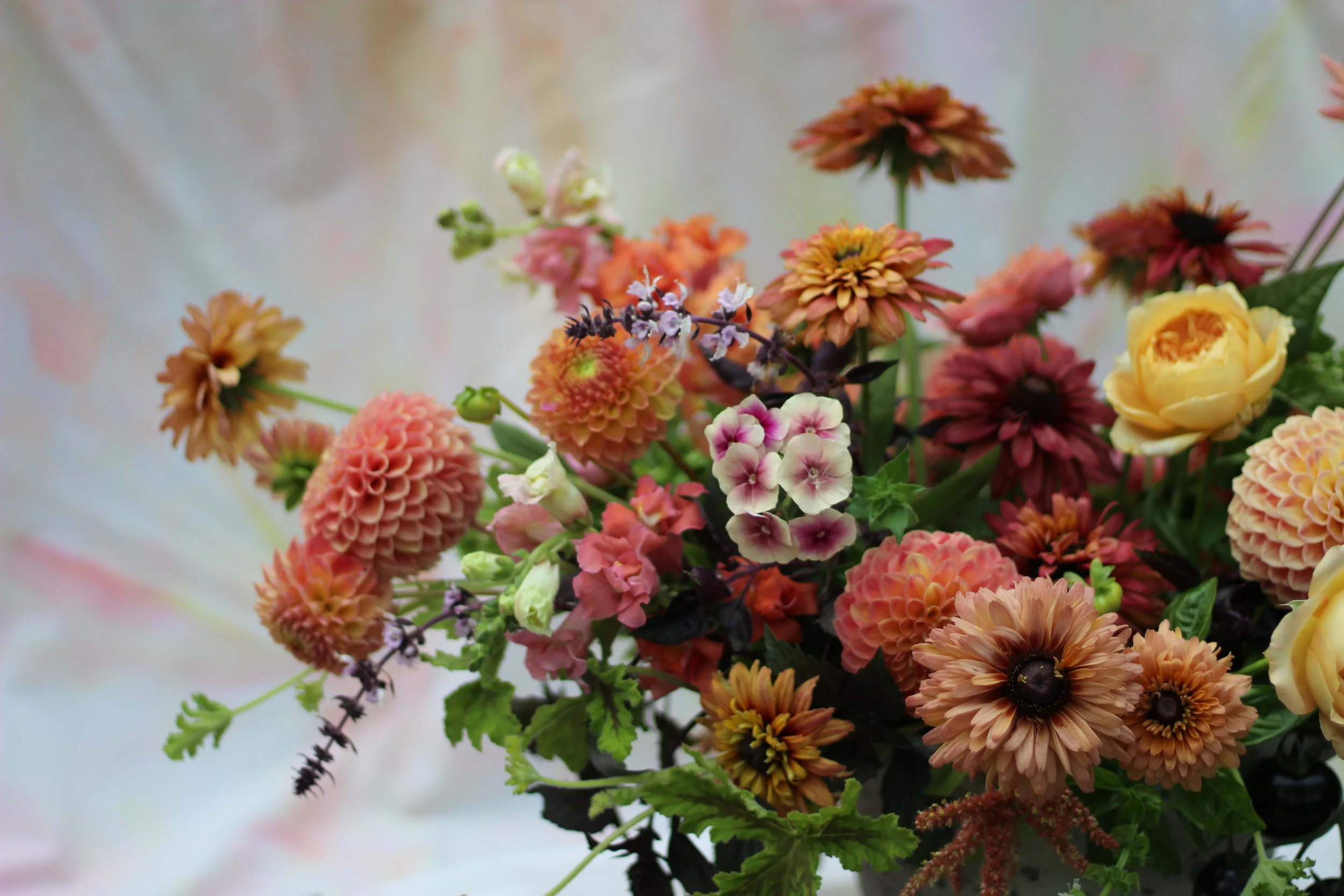 Summer Cutting Garden - inspired by the Floret Flower Farm Dahlia Workshop