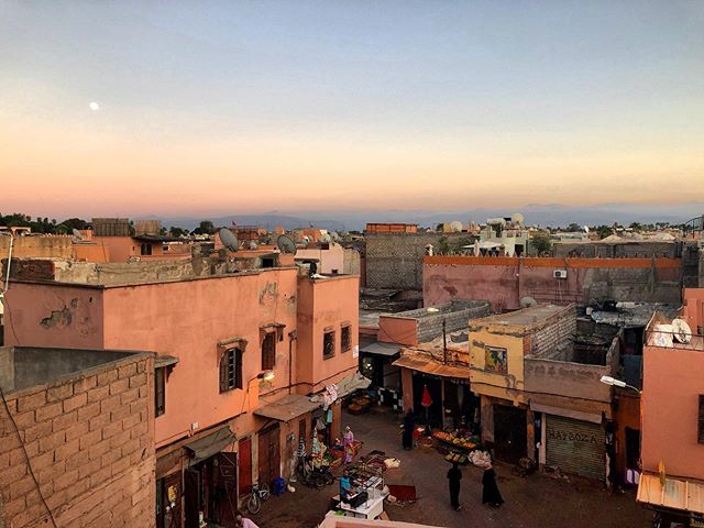 Golden hour in Marrakech. Missing these sunsets.✨ 🇲🇦
