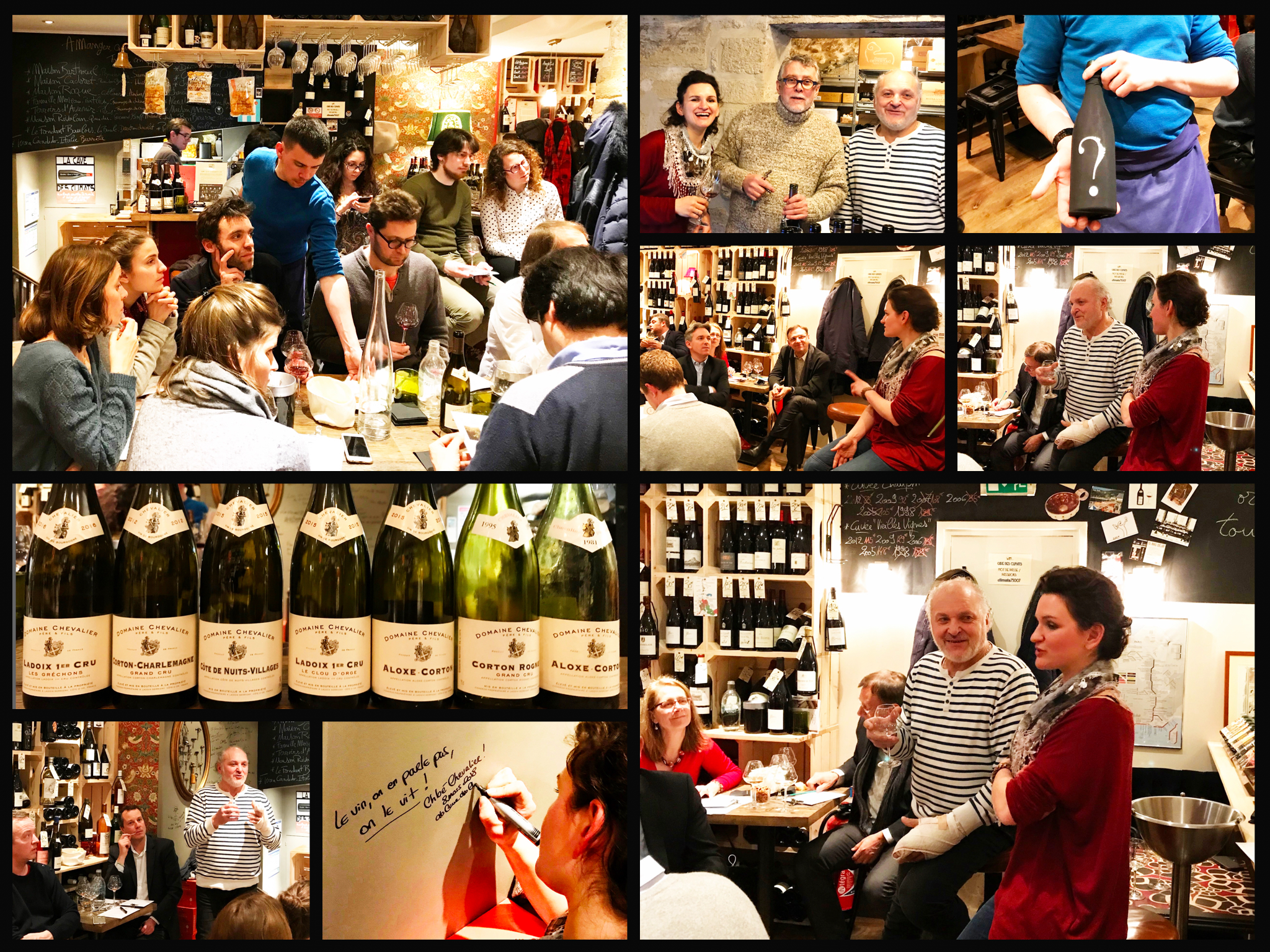 Dégustation Chloé et Claude Chevalier (Ladoix-Serrigny) - le 8 mars 2018