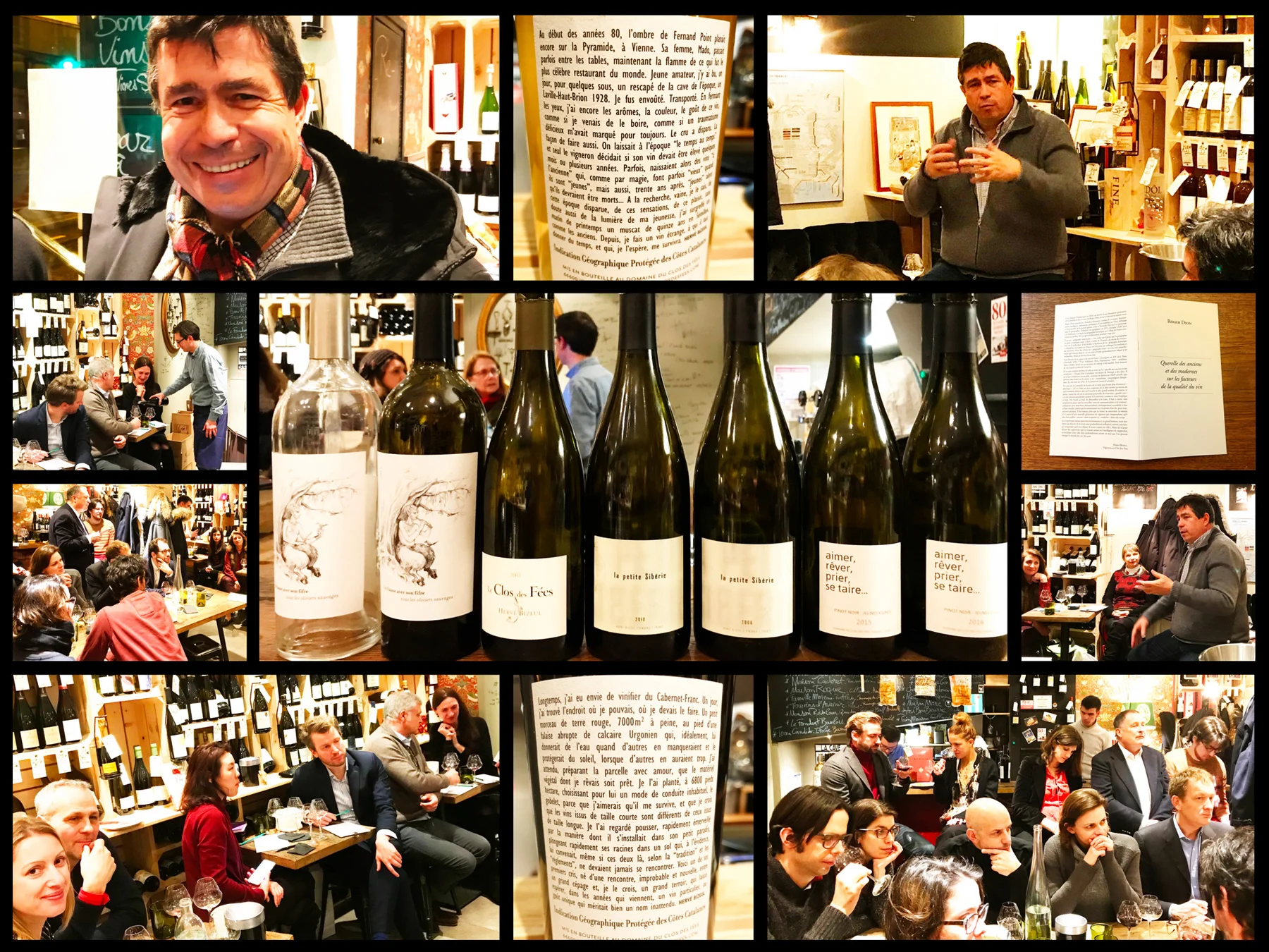 Dégustation Hervé Bizeul (Clos des Fées - Vingrau) - le 14 février 2018