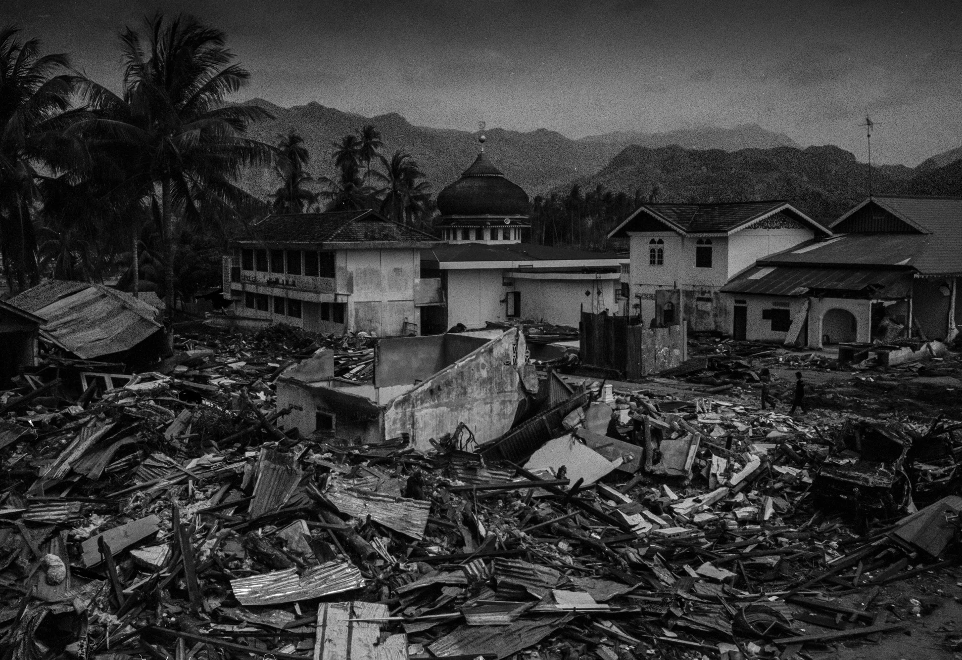 INDONESIA. Sumatra island. Banda Aceh. After the tsunami. 2005. ©MarkPearson