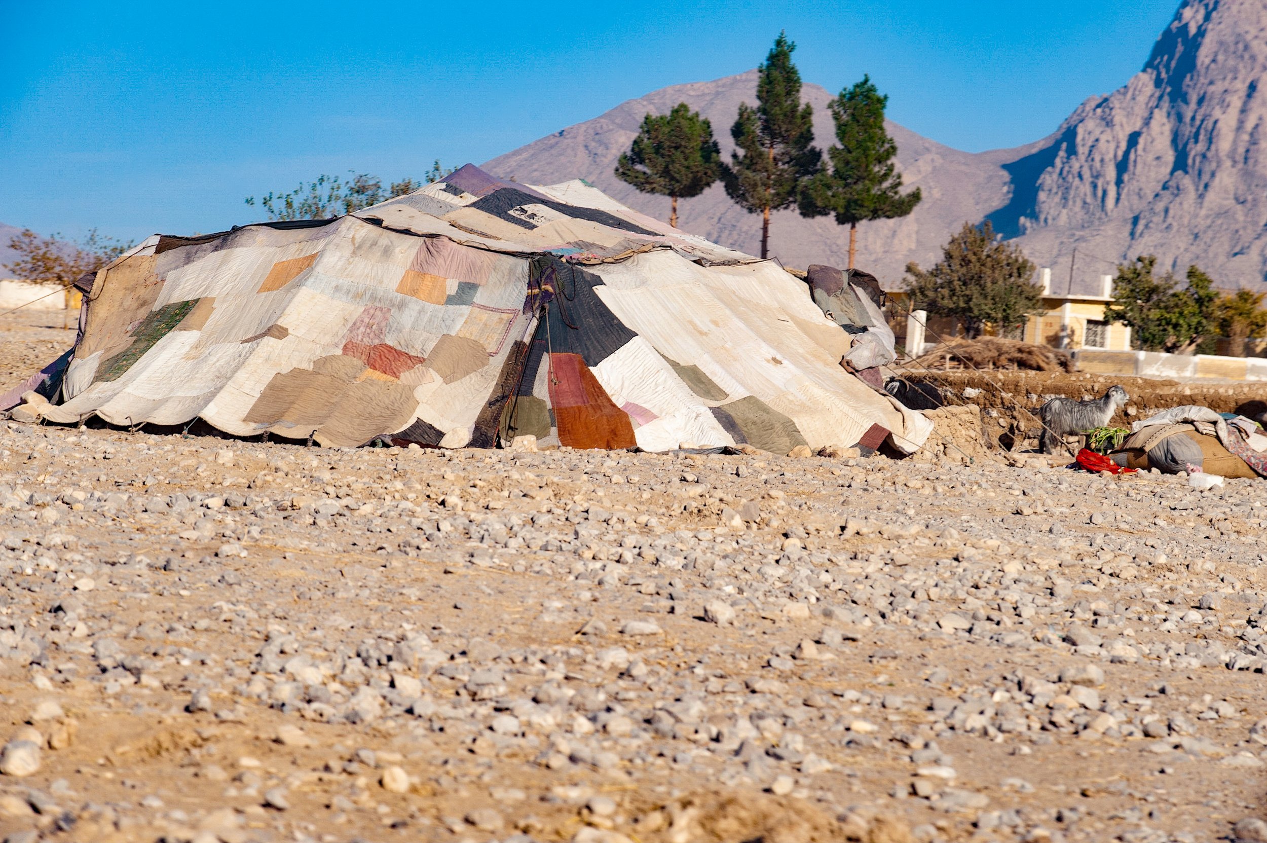 Kuchi nomadic tent shelter Pishin Balochistan