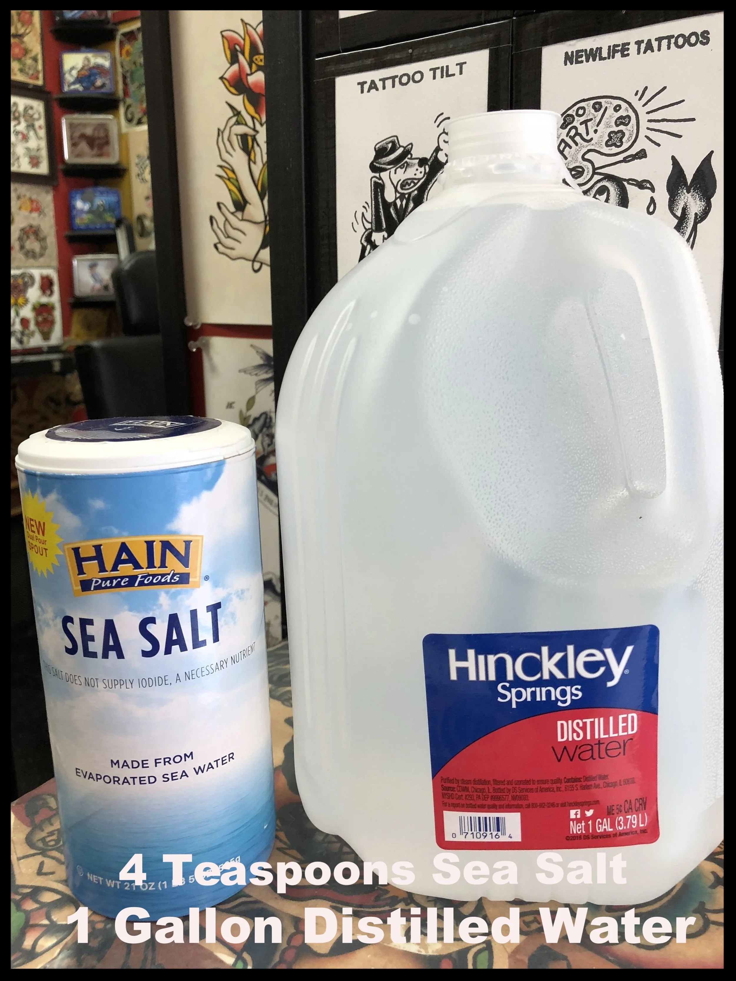 Sea salt to 2025 clean belly button piercing