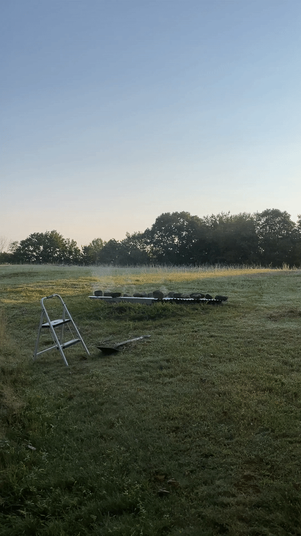Pit Fire in the Field