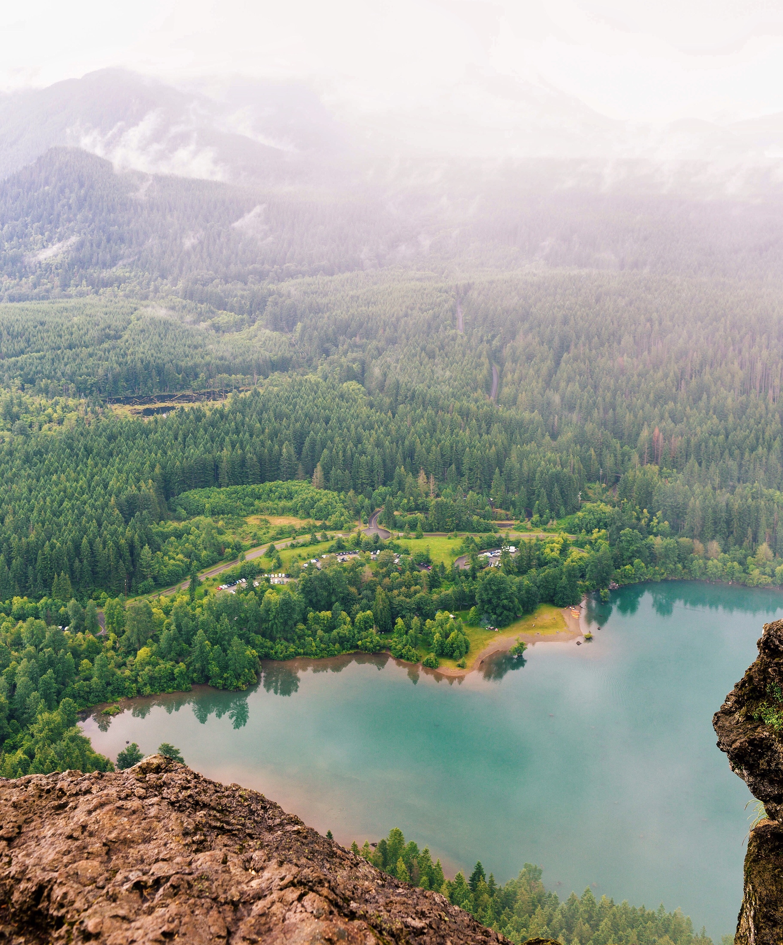 The view from Rattlesnake Ledge hike outside of Seattle