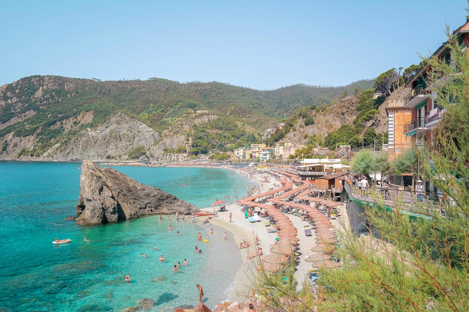 Monterosso, home to the best beach in Cinque Terre