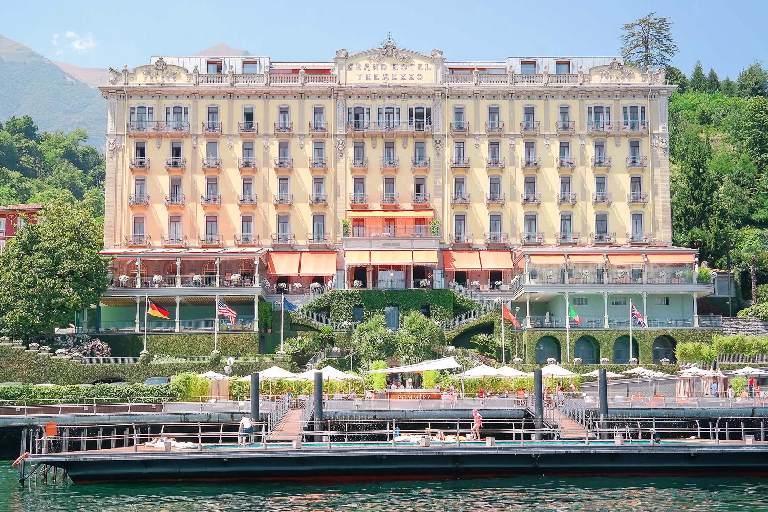 The Grand Hotel Tremezzo on Lake Como