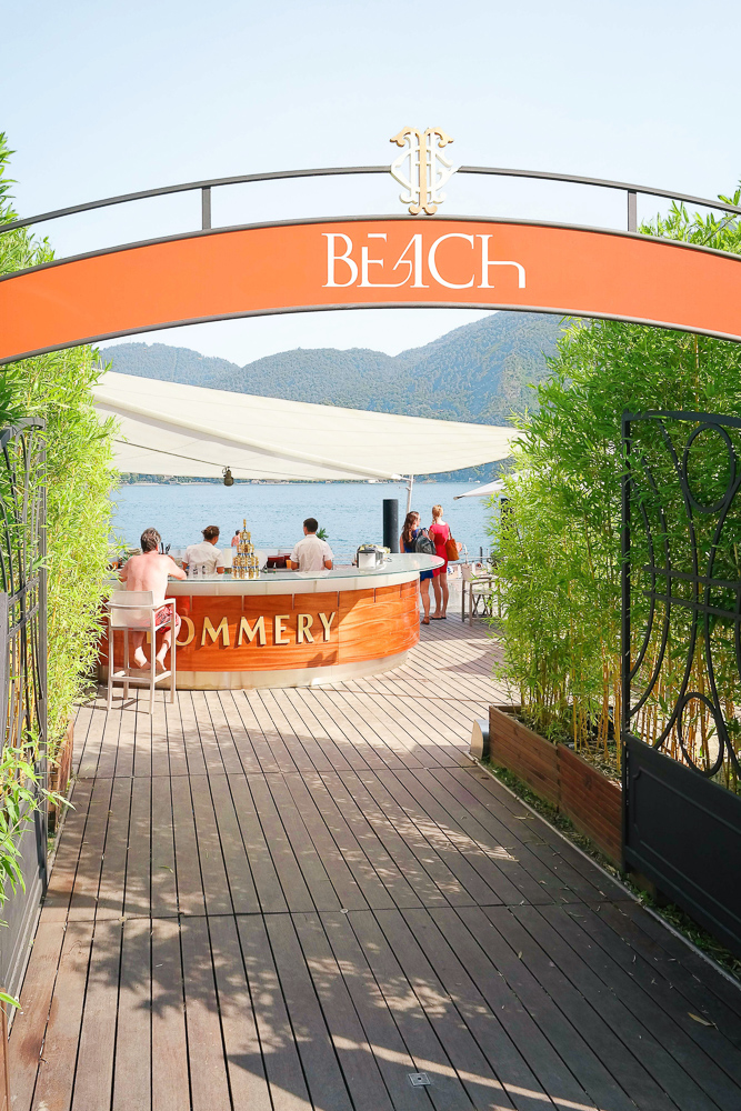 The Beach restaurant in Tremezzo on Lake Como