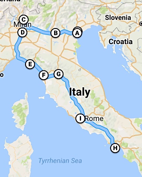 5 day trip to italy itinerary