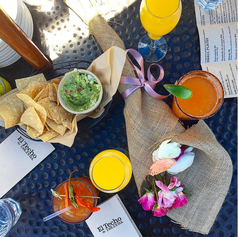 Open-air rooftop brunch in San Francisco's Mission district at El Techo