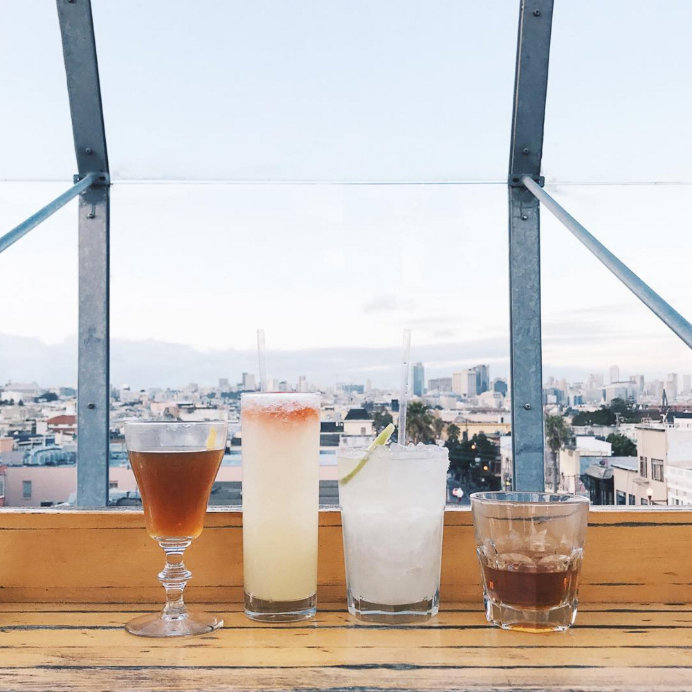 Rooftop brunch views in San Francisco at El Techo