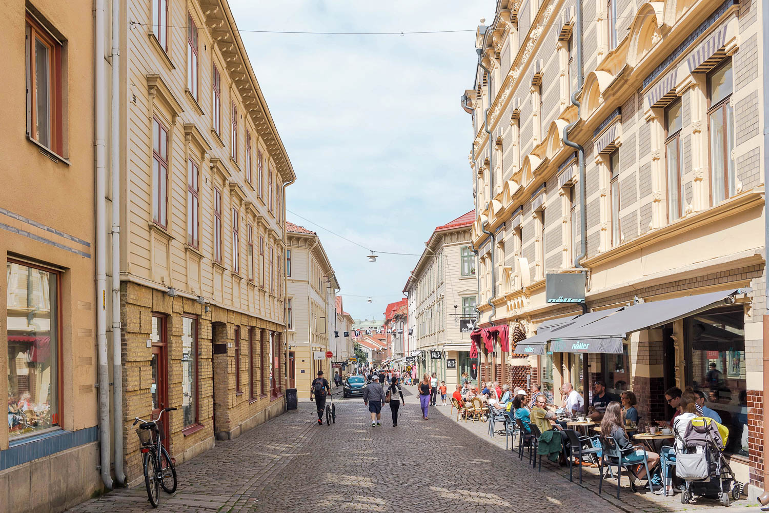 Haga, one of the oldest neighborhoods in Gothenburg, full of beautiful shops, cafes, and cobblestone streets making it a great place to explore
