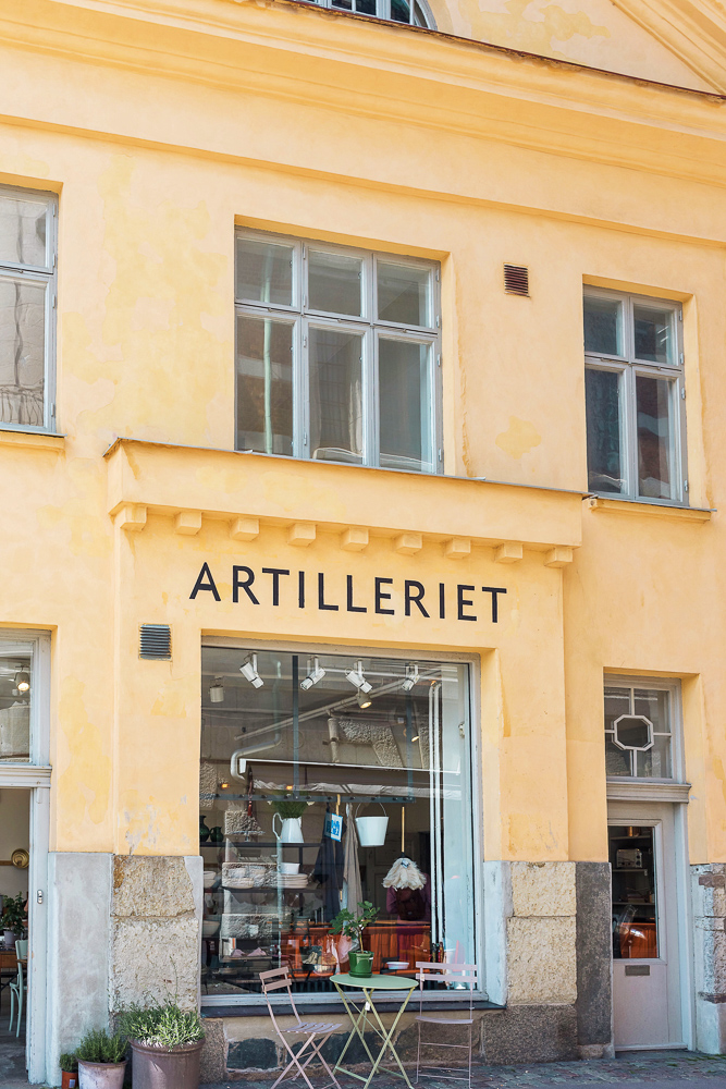 Artilleriet Interiors, an interior design store located in Gothenburg, Sweden
