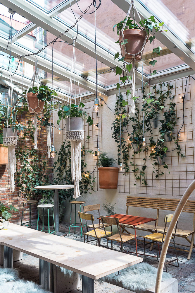 Kafe Magasinet in Gothenburg - a cafe and bar in a to-die-for venue. Instagram heaven!