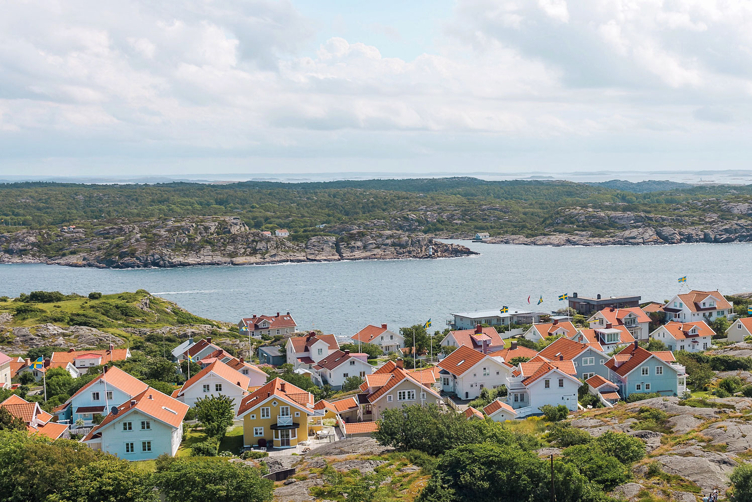 Picturesque Marstrand island