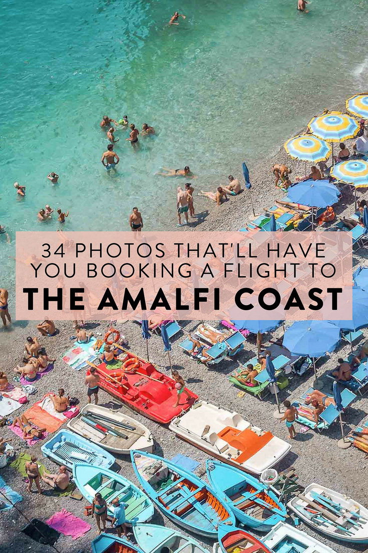 34 pictures of the Amalfi Coast that will make you want to book a flight immediately! A scooter tour photo guide to Positano, Amalfi, Atrani, Praiano, Furore, and more. 