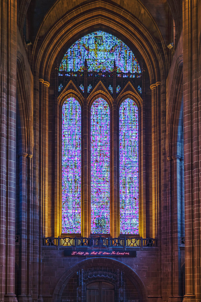 The Liverpool Anglican Cathedral, Britain's largest cathedral