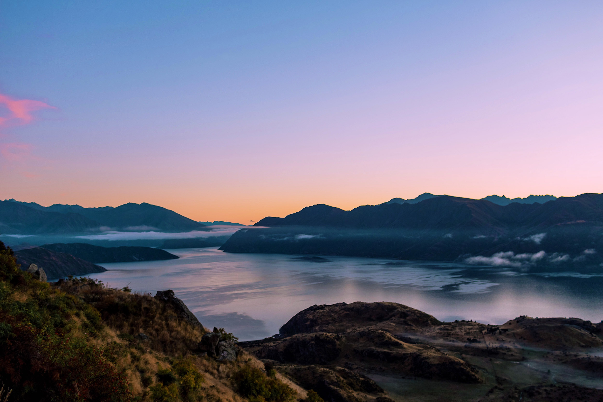 Sunrise over Lake Wanaka