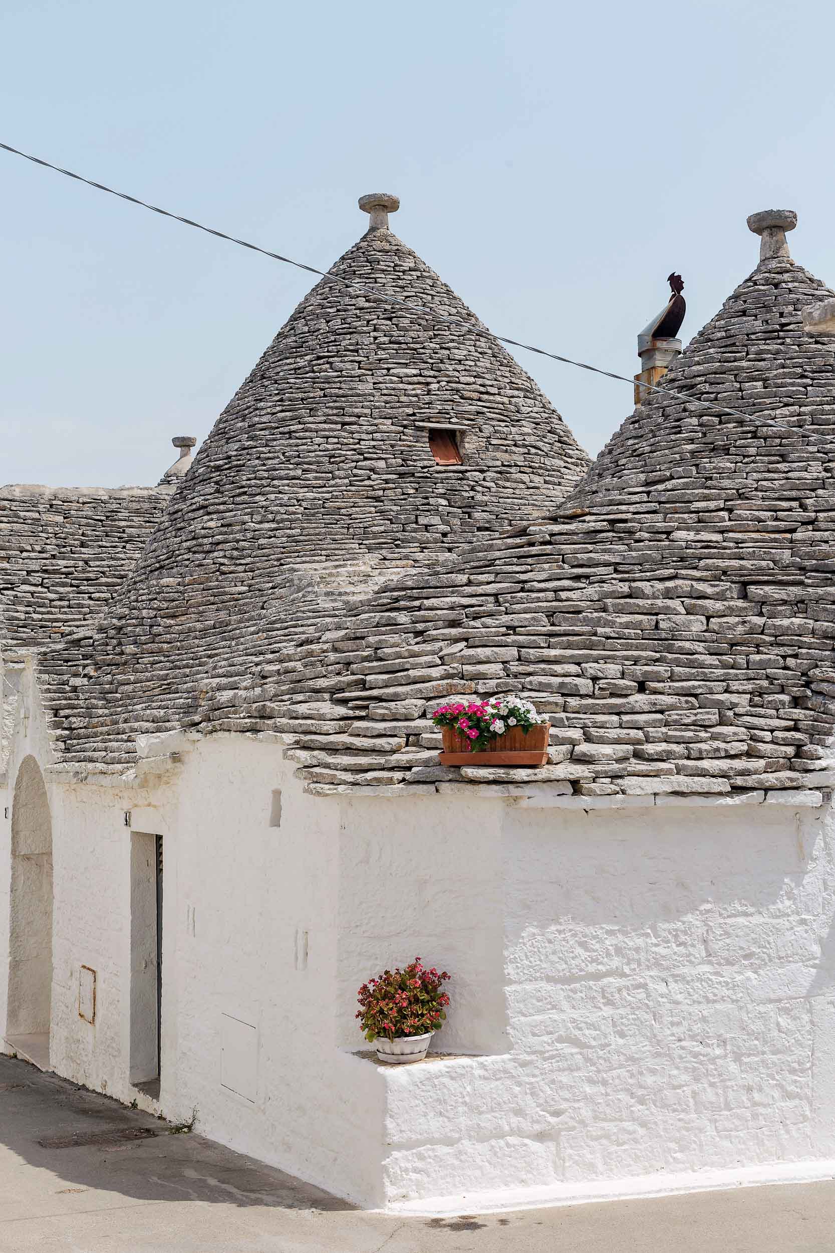 Trullo buildings in Alberobello, Puglia, Italy