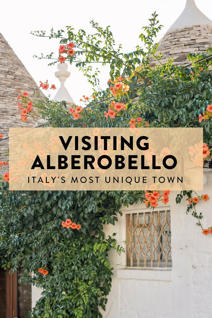 A guide to visiting Alberobello, Puglia, Italy's most unique and picturesque town.  The perfect off-the-beaten-path destination!