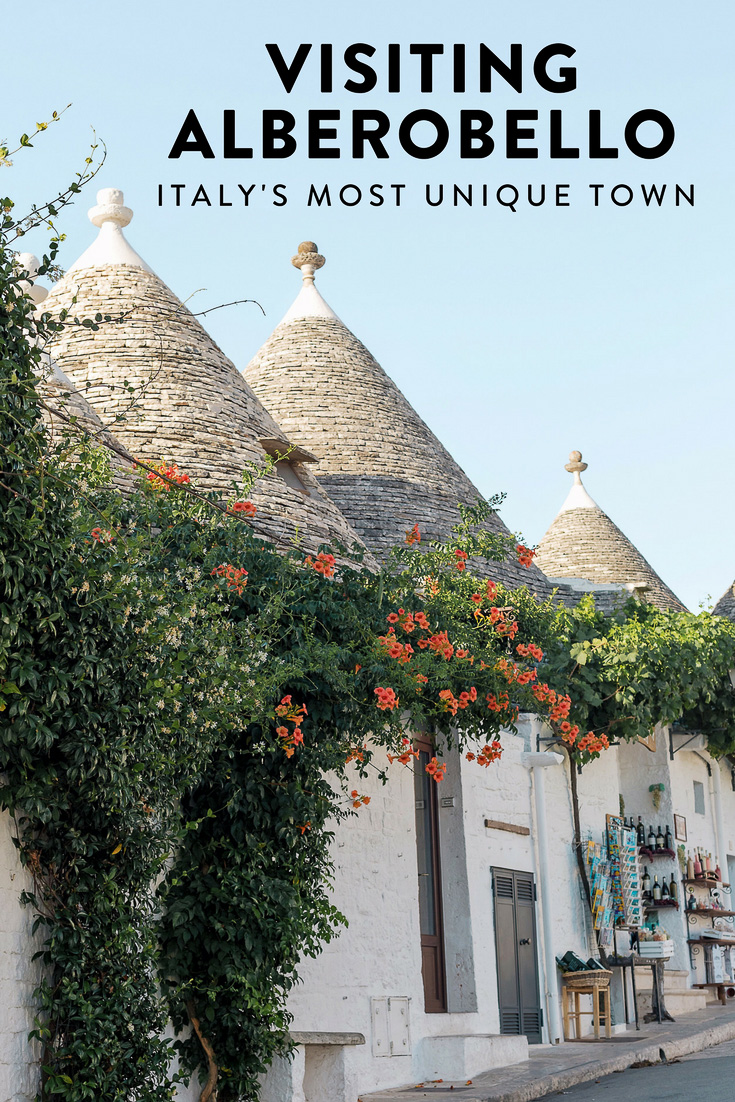 A guide to visiting Alberobello, Puglia, Italy's most unique and picturesque town.  The perfect off-the-beaten-path destination!