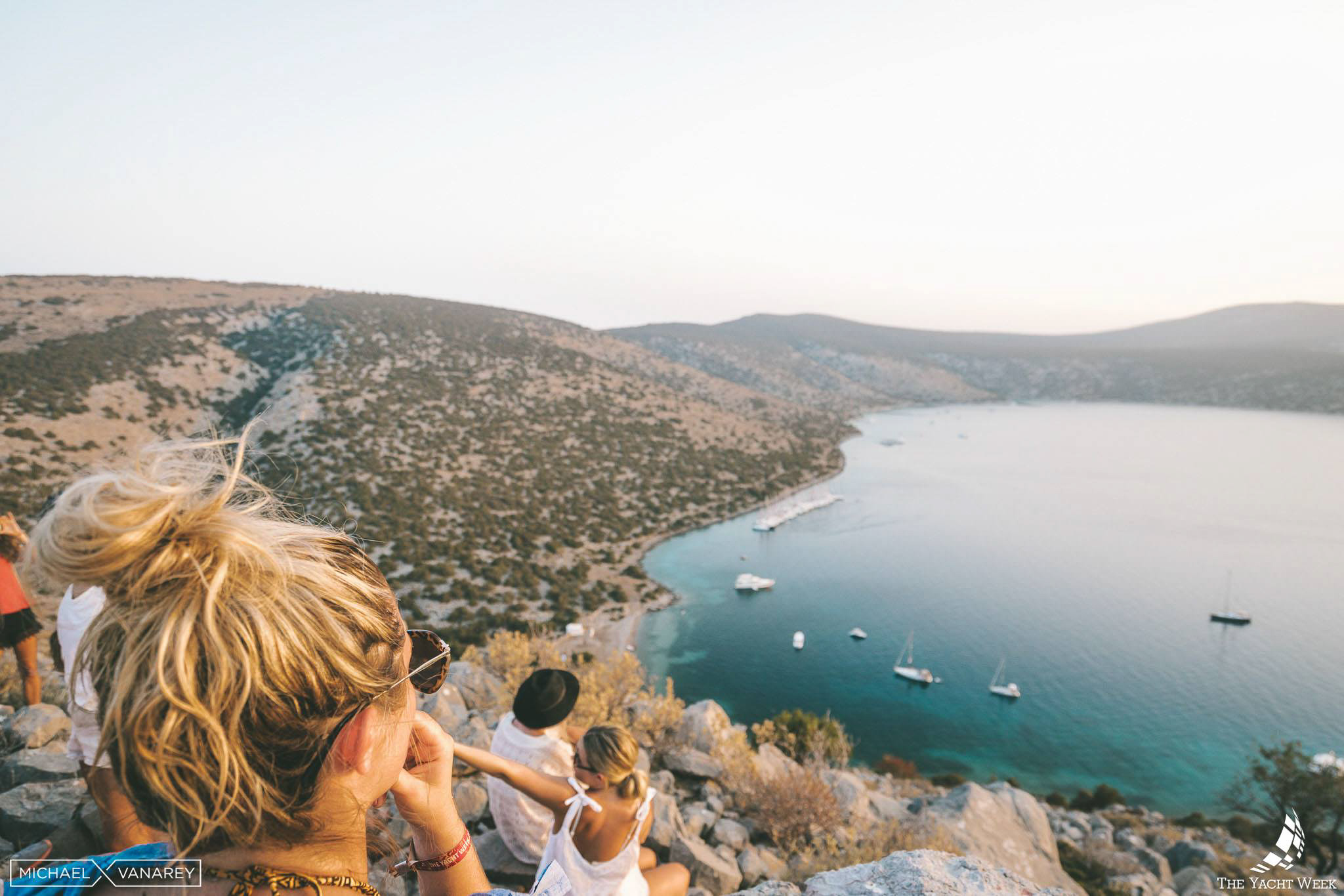 Views over Dokos in Greece