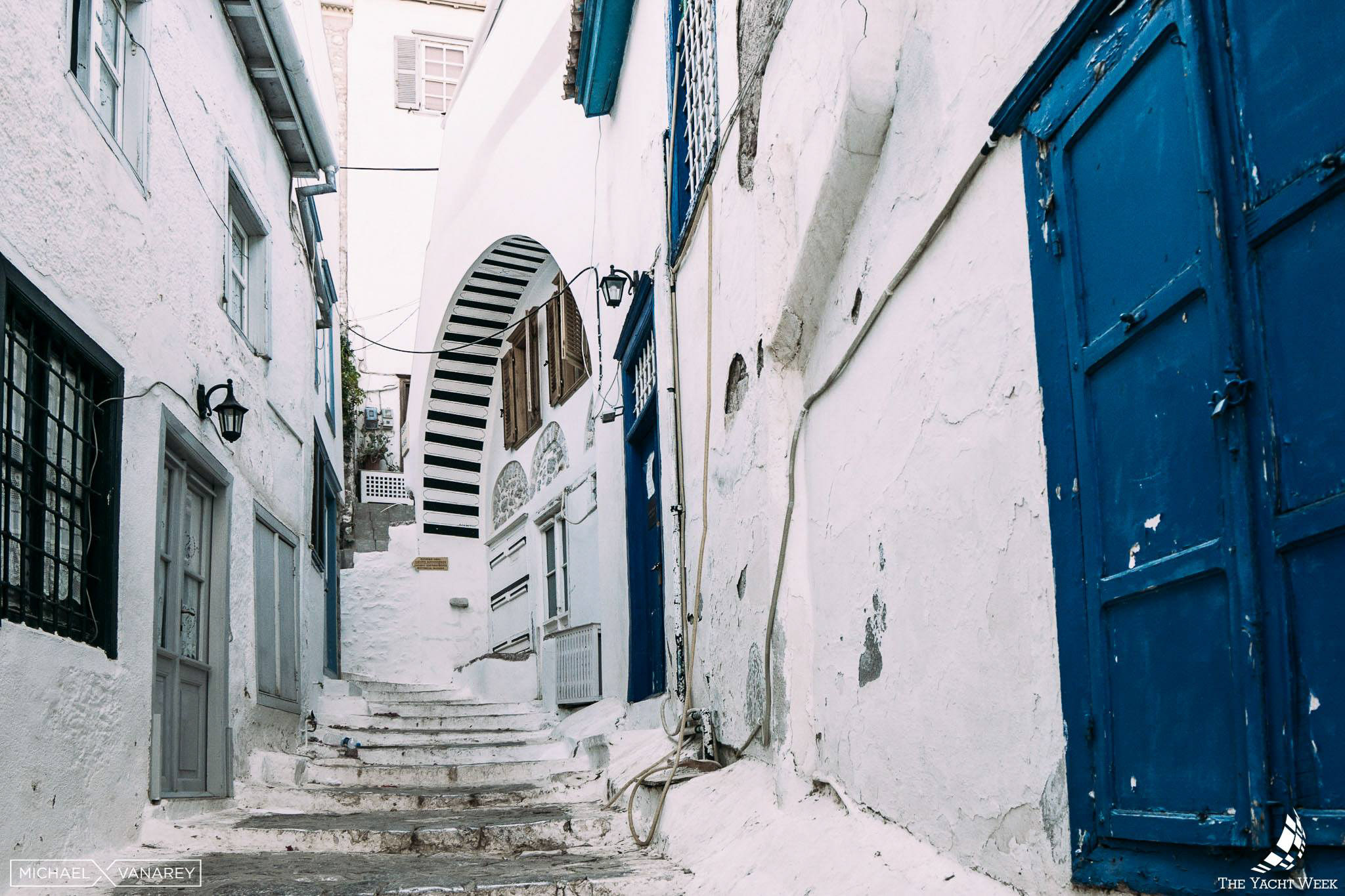 Exploring in Hydra, Greece with The Yacht Week