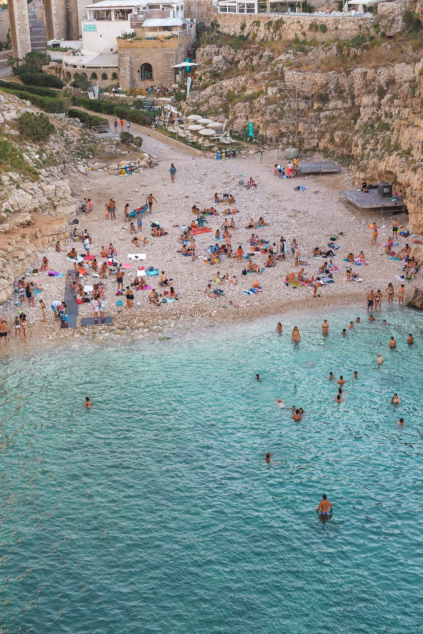 Polignano A Mare, home of the cave restaurant Italy 