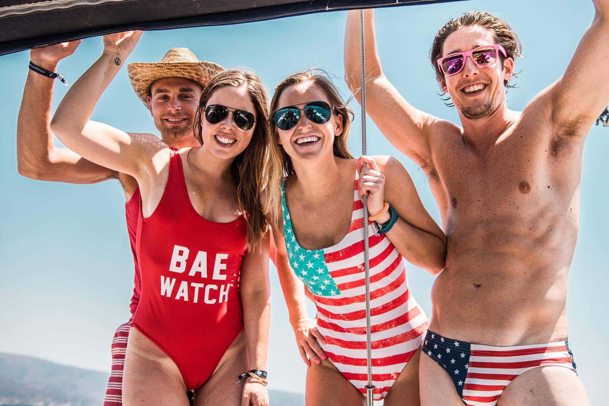 American themed at The Yacht Week regatta