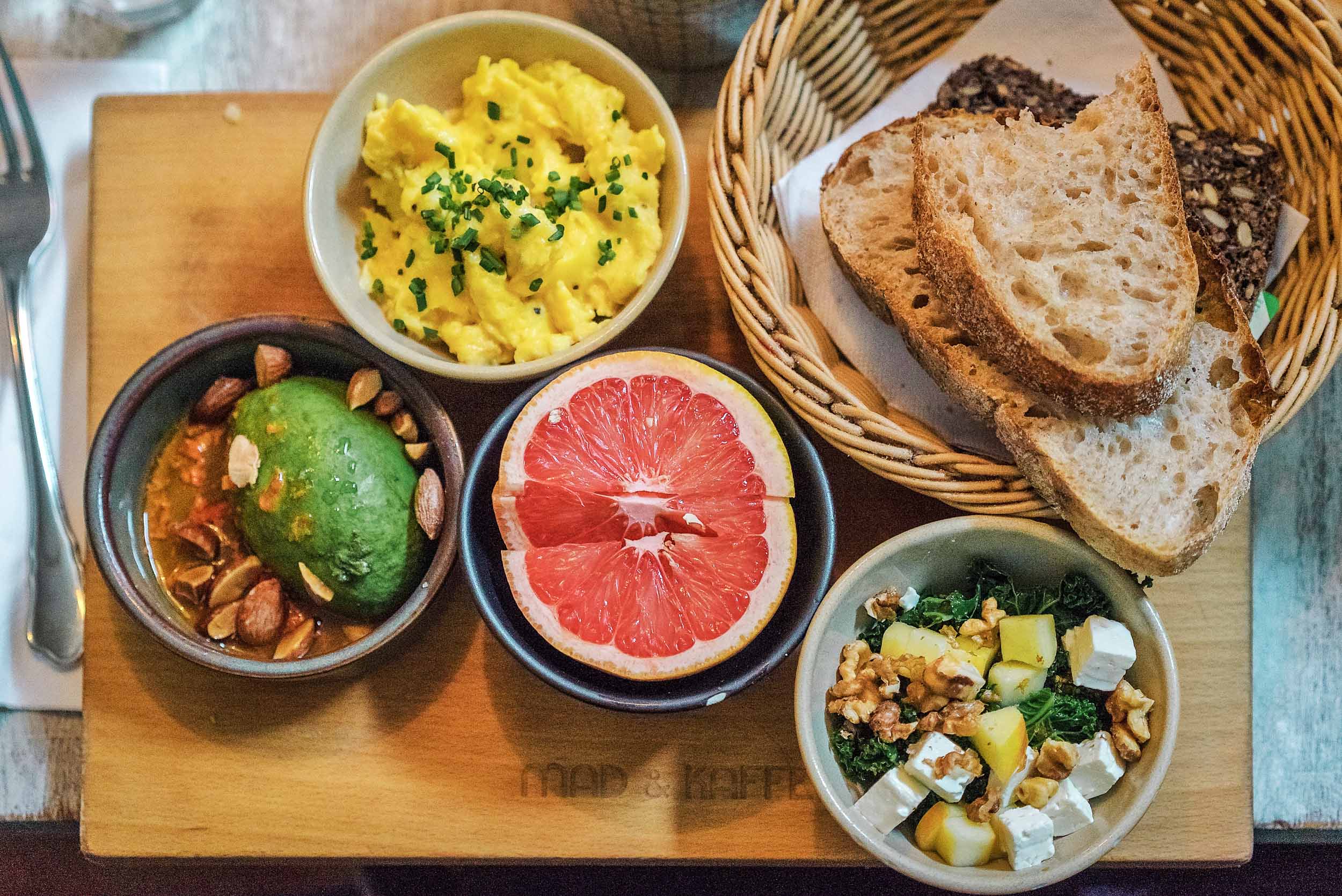 A delicious brunch at Mad & Kaffe in Vesterbro in Copenhagen