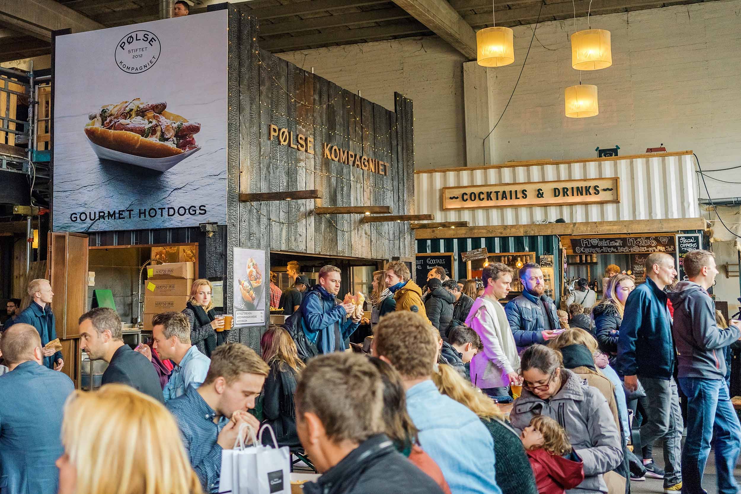 The Copenhagen street food market on Paper Island (Papirøen) 